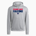 CLEAR LAKE HIGH SCHOOL FALCONS <span class="pdp-name-mascot">CLEAR LAKE FALCONS</span> adidas Men's Fleece Pullover Hood Front Thumbnail
