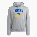 LOWRY HIGH SCHOOL BUCKAROOS <span class="pdp-name-mascot">LOWRY BUCKAROOS</span> adidas Men's Fleece Pullover Hood Front Thumbnail