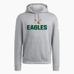 Evergreen Lutheran Eagles adidas Men's Fleece Pullover Hood Front Thumbnail