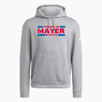 Mayer Wildcats adidas Men's Fleece Pullover Hood Front Thumbnail