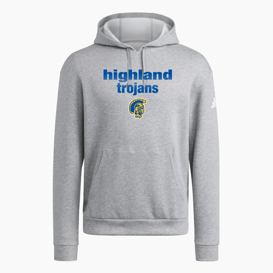 HIGHLAND HIGH SCHOOL TROJANS <span class="pdp-name-mascot">HIGHLAND TROJANS</span> adidas Men's Fleece Pullover Hood