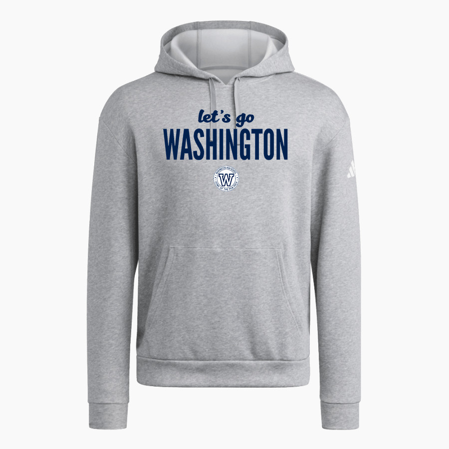 Washington Pam Pack <span class="pdp-name-mascot">Washington High School Pam Pack</span> adidas Men's Fleece Pullover Hood