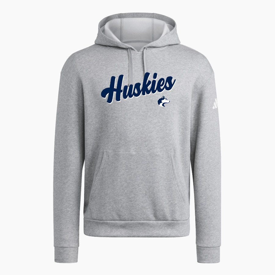 HEMLOCK HUSKIES pull the sled <span class="pdp-name-mascot">HEMLOCK HUSKIES</span> adidas Men's Fleece Pullover Hood
