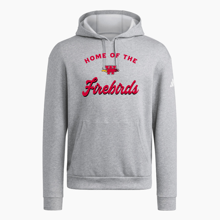 Wisconsin School For The Deaf Firebirds <span class="pdp-name-mascot">Wisconsin School For The Deaf Firebirds</span> adidas Men's Fleece Pullover Hood