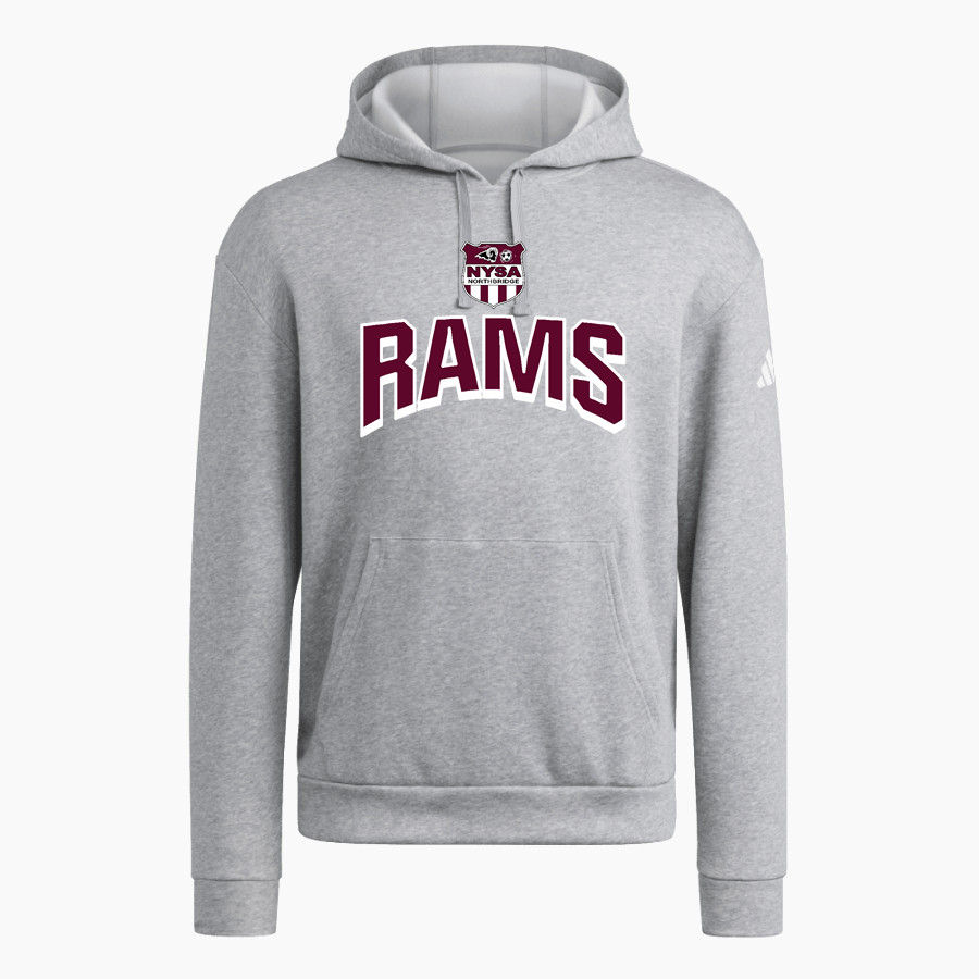Rams Soccer Official Online Store <span class="pdp-name-mascot">Northbridge Youth Soccer Association Rams</span> adidas Men's Fleece Pullover Hood