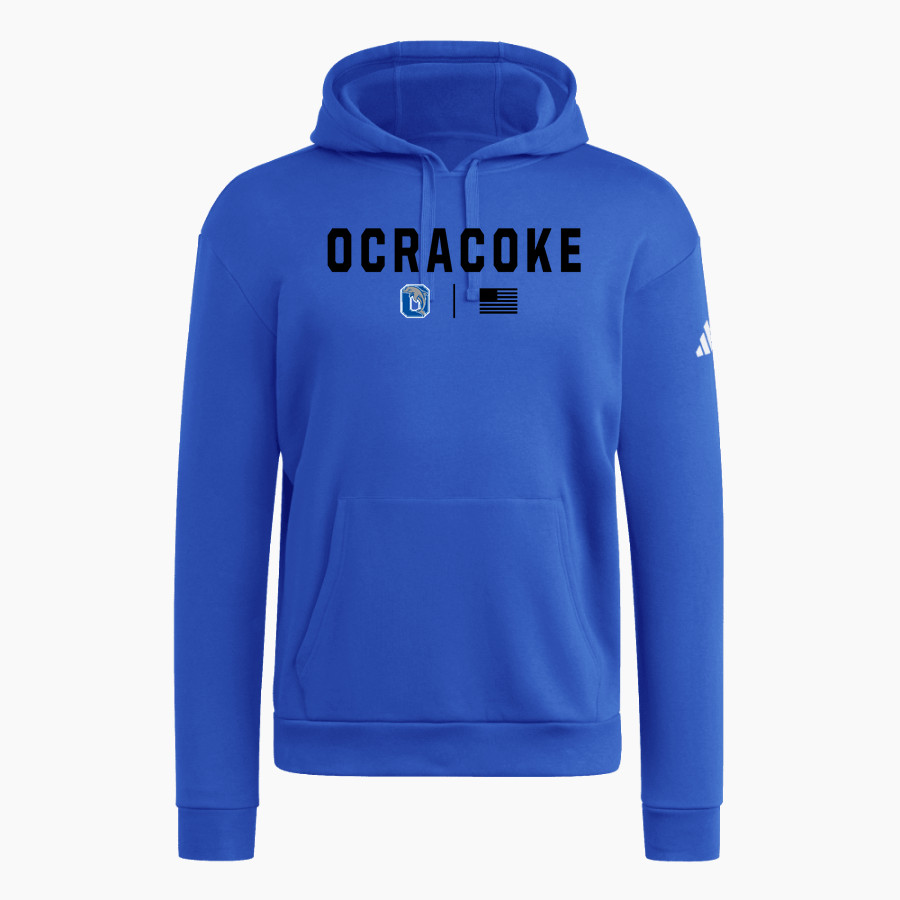 OCRACOKE SCHOOL DOLPHINS <span class="pdp-name-mascot">OCRACOKE DOLPHINS</span> adidas Men's Fleece Pullover Hood