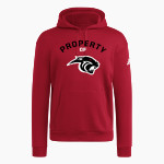 HOLLISTON HIGH SCHOOL PANTHERS <span class="pdp-name-mascot">HOLLISTON PANTHERS</span> adidas Men's Fleece Pullover Hood Front Thumbnail