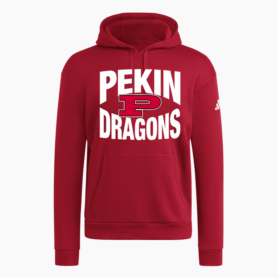 PEKIN COMMUNITY HIGH SCHOOL DRAGONS adidas Men's Fleece Pullover Hood