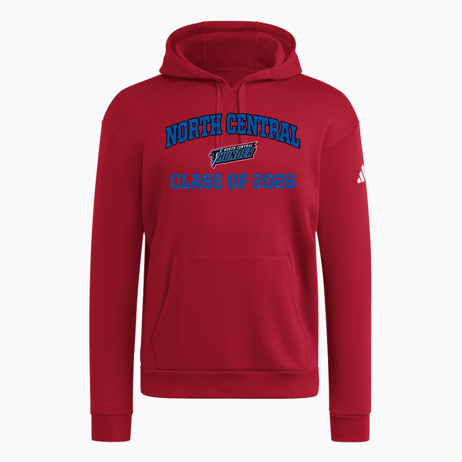 NORTH CENTRAL THUNDER <span class="pdp-name-mascot">NORTH CENTRAL THUNDER</span> adidas Men's Fleece Pullover Hood