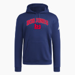 Bob Jones Patriots adidas Men's Fleece Pullover Hood Front Thumbnail
