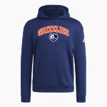 Glenn Grizzlies <span class="pdp-name-mascot">Tom Glenn Grizzlies</span> adidas Men's Fleece Pullover Hood Front Thumbnail