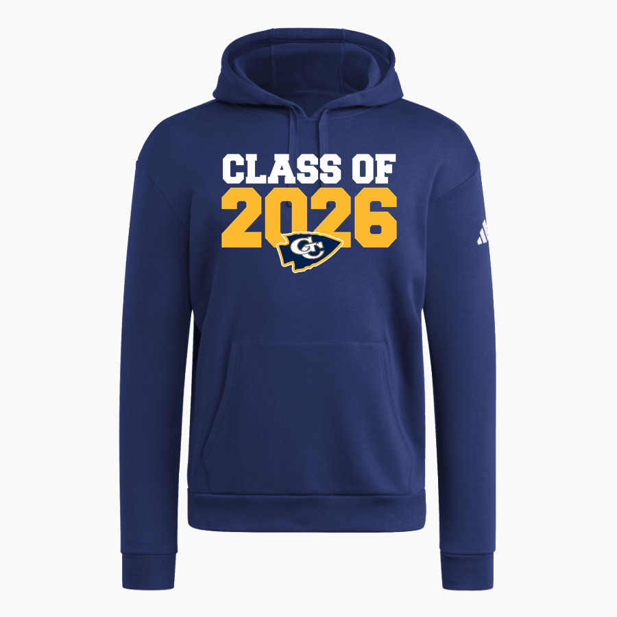 Grant County Braves The Official Online Store <span class="pdp-name-mascot">Grant County Braves</span> adidas Men's Fleece Pullover Hood