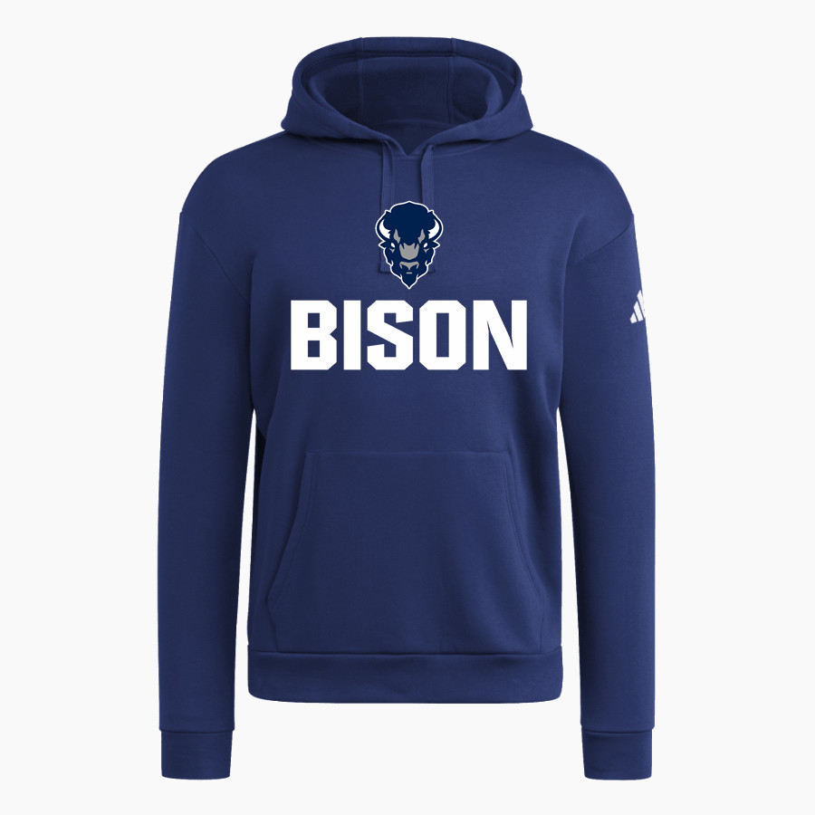 High Point Central Bison Online Store <span class="pdp-name-mascot">HPC Bison</span> adidas Men's Fleece Pullover Hood
