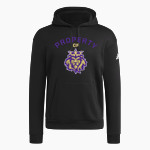 PORTLAND CHRISTIAN HIGH SCHOOL ROYALS adidas Men's Fleece Pullover Hood Front Thumbnail