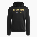 GRACE PREP ACADEMY LIONS <span class="pdp-name-mascot">GRACE LIONS</span> adidas Men's Fleece Pullover Hood Front Thumbnail