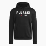 Pulaski Red Raiders adidas Men's Fleece Pullover Hood Front Thumbnail