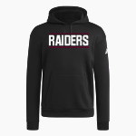 Pierce Raiders adidas Men's Fleece Pullover Hood Front Thumbnail