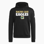 Racine Case Eagles <span class="pdp-name-mascot">Racine Case Eagles</span> adidas Men's Fleece Pullover Hood Front Thumbnail
