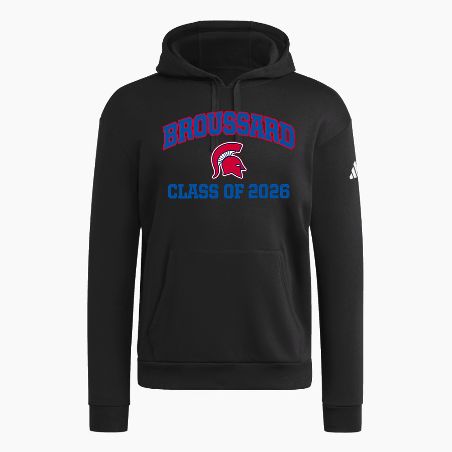 Broussard Spartans adidas Men's Fleece Pullover Hood