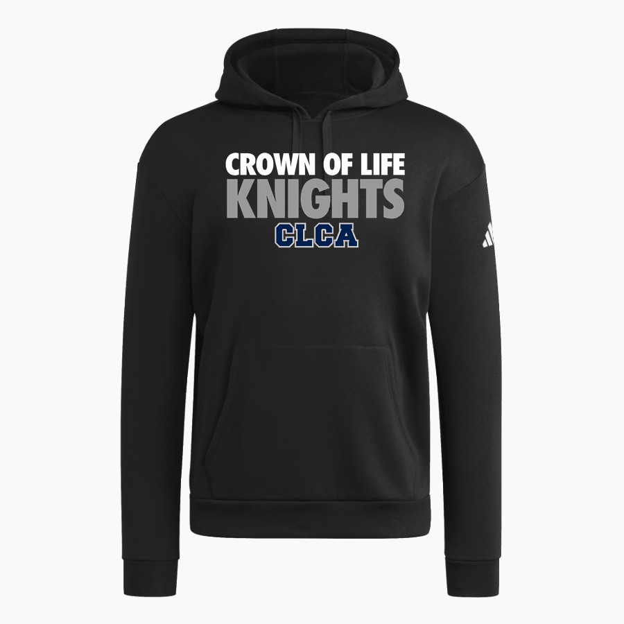 Crown of Life Knights <span class="pdp-name-mascot">Crown of Life Christian Academy Knights</span> adidas Men's Fleece Pullover Hood