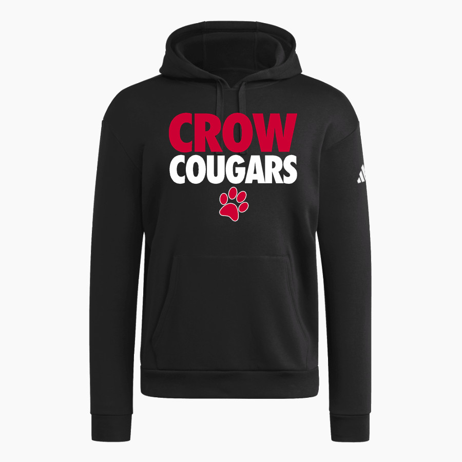 CROW HIGH SCHOOL Cougars Online Store <span class="pdp-name-mascot">CROW COUGARS</span> adidas Men's Fleece Pullover Hood