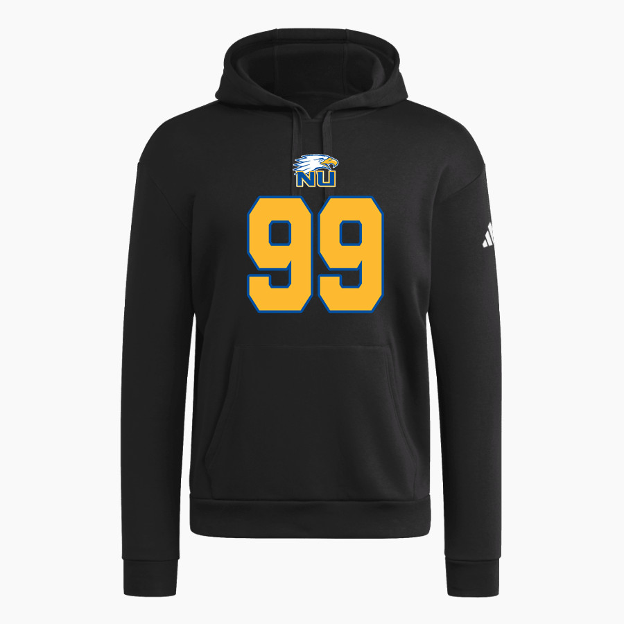Northwest University Eagles Online Store <span class="pdp-name-mascot">Northwest Eagles</span> adidas Men's Fleece Pullover Hood