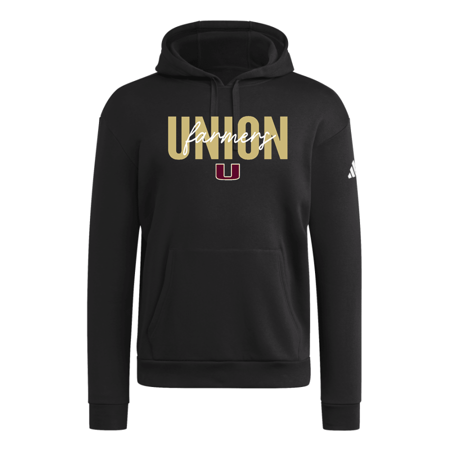 UNION HIGH SCHOOL FARMERS <span class="pdp-name-mascot">UNION FARMERS</span> adidas Men's Fleece Pullover Hoodie
