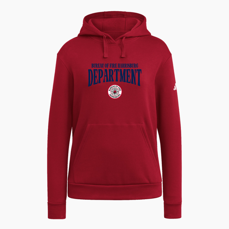 Bureau Of Fire Harrisburg Department <span class="pdp-name-mascot">Bureau Of Fire Harrisburg Department</span> adidas Women's Fleece Pullover Hood