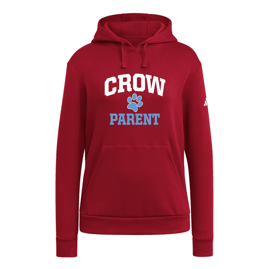 CROW HIGH SCHOOL Cougars Online Store <span class="pdp-name-mascot">CROW COUGARS</span> adidas Women's Fleece Pullover Hood