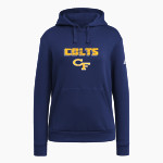 Cape Fear Colts <span class="pdp-name-mascot">Cape Fear Colts</span> adidas Women's Fleece Pullover Hood Front Thumbnail