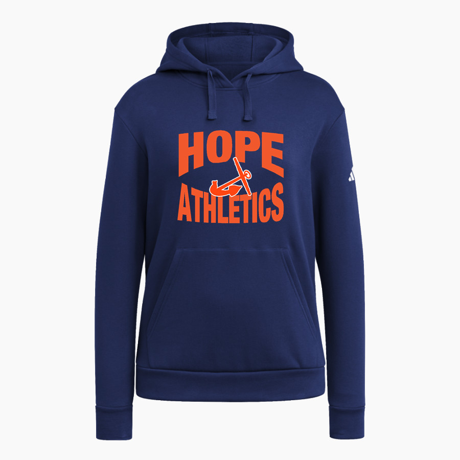 Hope College Online Athletics Store <span class="pdp-name-mascot">Hope Flying Dutch</span> adidas Women's Fleece Pullover Hood
