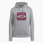 Dater Cougars <span class="pdp-name-mascot">Gilbert A. Dater Cougars</span> adidas Women's Fleece Pullover Hood Front Thumbnail