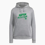 Hudson Hornets <span class="pdp-name-mascot">Hudson Hornets</span> adidas Women's Fleece Pullover Hood Front Thumbnail