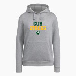Catholic High home of the Cubs <span class="pdp-name-mascot">Catholic High Cubs</span> adidas Women's Fleece Pullover Hood Front Thumbnail