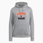 LINDSAY SCHOOL DISTRICT 9 LEOPARDS <span class="pdp-name-mascot">LINDSAY LEOPARDS</span> adidas Women's Fleece Pullover Hood Front Thumbnail