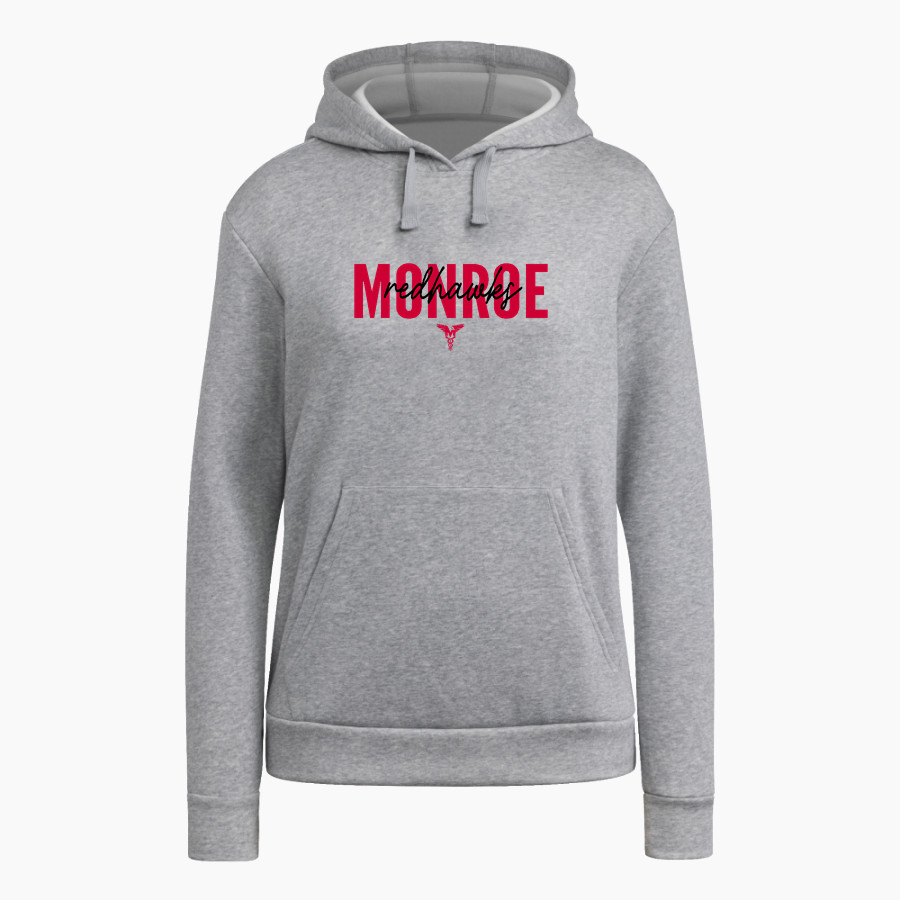 Monroe Redhawks <span class="pdp-name-mascot">Monroe Redhawks</span> adidas Women's Fleece Pullover Hood