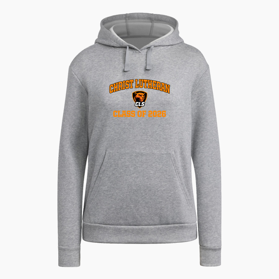 CHRIST LUTHERAN Cougars <span class="pdp-name-mascot">CHRIST LUTHERAN DAY SCHOOL Cougars</span> adidas Women's Fleece Pullover Hood