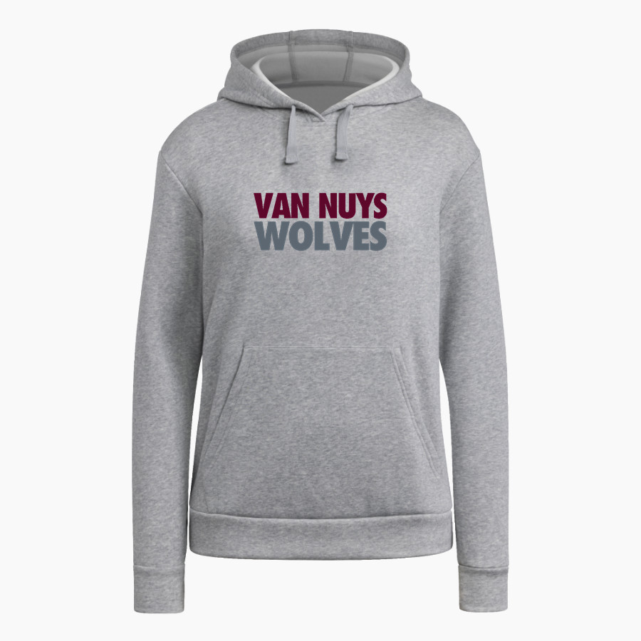VAN NUYS HIGH SCHOOL WOLVES <span class="pdp-name-mascot">VAN NUYS WOLVES</span> adidas Women's Fleece Pullover Hood