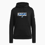 Kansas Jackrabbits <span class="pdp-name-mascot">Kansas School Jackrabbits</span> adidas Women's Fleece Pullover Hood Front Thumbnail