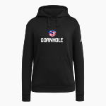 American Cornhole <span class="pdp-name-mascot">American Cornhole</span> adidas Women's Fleece Pullover Hood Front Thumbnail
