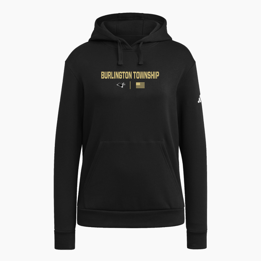 BURLINGTON TOWNSHIP HIGH SCHOOL FALCONS <span class="pdp-name-mascot">BURLINGTON TOWNSHIP FALCONS</span> adidas Women's Fleece Pullover Hood