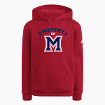Milton Eagles <span class="pdp-name-mascot">Milton Eagles</span> adidas Youth Fleece Pullover Hood Front Thumbnail