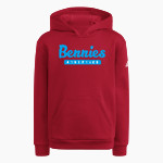 COLLEGE OF ST BENEDICT Bennies <span class="pdp-name-mascot">COLLEGE OF ST BENEDICT</span> adidas Youth Fleece Pullover Hood Front Thumbnail