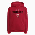 Hannahville Soaring Eagles <span class="pdp-name-mascot">Hannahville Indian School Eagles</span> adidas Youth Fleece Pullover Hood Front Thumbnail