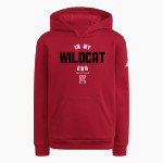 EARLSBORO HIGH SCHOOL WILDCATS <span class="pdp-name-mascot">EARLSBORO WILDCATS</span> adidas Youth Fleece Pullover Hood Front Thumbnail