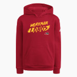 WORKMAN HIGH SCHOOL LOBOS <span class="pdp-name-mascot">WORKMAN LOBOS</span> adidas Youth Fleece Pullover Hood Front Thumbnail