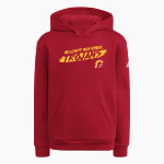 HILLCREST HIGH SCHOOL TROJANS <span class="pdp-name-mascot">Hillcrest High School TROJANS</span> adidas Youth Fleece Pullover Hood Front Thumbnail