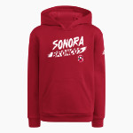 SONORA HIGH SCHOOL BRONCOS <span class="pdp-name-mascot">SONORA BRONCOS</span> adidas Youth Fleece Pullover Hood Front Thumbnail