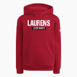 LAURENS CENTRAL SCHOOL LEOPARDS <span class="pdp-name-mascot">LAURENS LEOPARDS</span> adidas Youth Fleece Pullover Hood Front Thumbnail