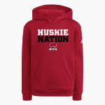 CARDINAL HIGH SCHOOL HUSKIES <span class="pdp-name-mascot">CARDINAL HUSKIES</span> adidas Youth Fleece Pullover Hood Front Thumbnail